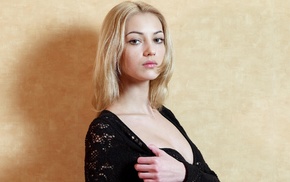 model, blonde, Anna Sbitnaya, girl, photography, lingerie