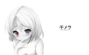 Chimera, original characters, white hair