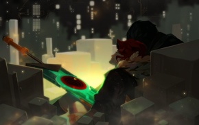 PC gaming, Transistor, Red character