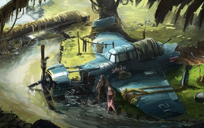 aircraft, Grumman TBF Avenger, artwork