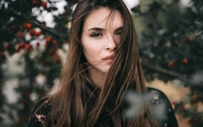 girl, face, portrait
