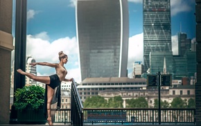 ballerina, balconies, Dimitry Roulland, Marine Fauvet, girl
