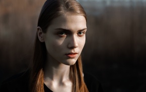 girl, face, portrait