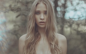 blonde, model