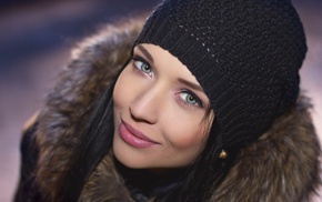 face, Angelina Petrova, smiling, portrait