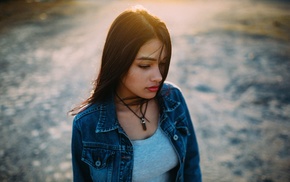 girl, face, portrait