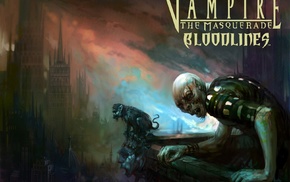 vampires, Vampire The Masquerade, Bloodlines, dark, evil