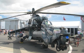 helicopters, mi 24 hind, military
