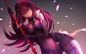 weapon, anime, purple hair, anime girls, long hair, Fate Series