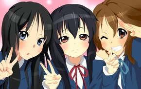 Nakano Azusa, anime girls, K, ON, Hirasawa Yui, anime