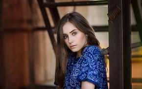 girl, face, portrait