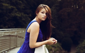 portrait, girl, face