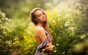 model, girl outdoors, girl