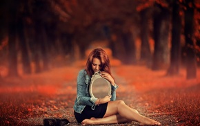 redhead, girl