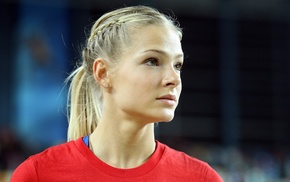 blonde, Darya Klishina, Russian, athletes, girl