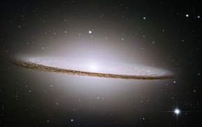 Sombrero Galaxy, galaxy, space, stars, NASA