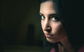 face, portrait, girl