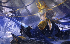 crowns, sword, Pixiv Fantasia