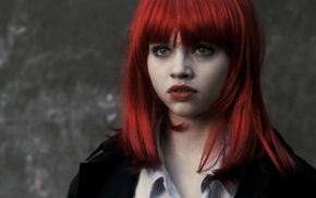 India Eisley, pale, dyed hair