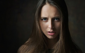 portrait, girl, face, Olesya Grimaylo