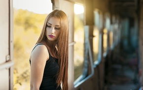 face, portrait, girl