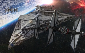 Star Wars Episode VII, The Force Awakens, artwork, movies, Star Wars