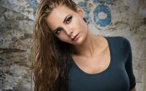 portrait, face, girl