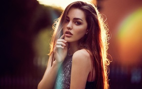 portrait, face, girl