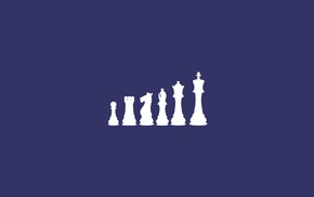 simple, chess, minimalism, digital art