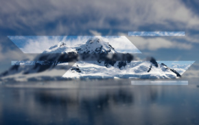 mountain, icsberg, ice, landscape