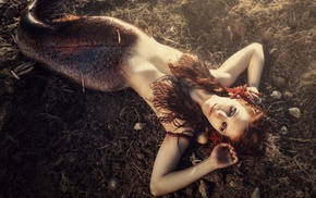 fantasy art, mermaids, girl