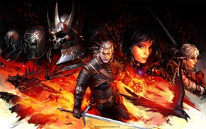 Yennefer of Vengerberg, Geralt of Rivia, The Witcher 3 Wild Hunt, Cirilla Fiona Elen Riannon