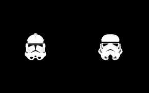 minimalism, helmet, clone trooper, multiple display, stormtrooper, Star Wars