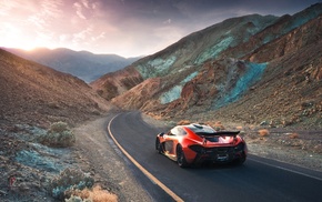 McLaren, road, vehicle, car