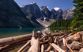 nature, lake, mountain, landscape