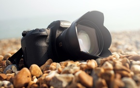 Canon 5d, camera, sunlight, rock