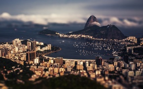 tilt shift, Brazil, Rio de Janeiro, city