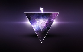 purple, astronaut, universe