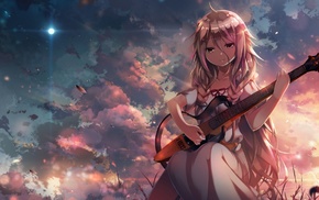 guitar, anime girls, Vocaloid, IA Vocaloid