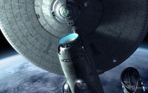 Star Trek, USS Enterprise spaceship, space