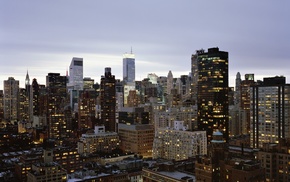 cityscape, USA, city, skyscraper, New York City