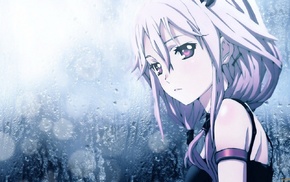 anime, Inori Yuzuriha, rain, Guilty Crown