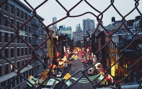 street, old building, New York City