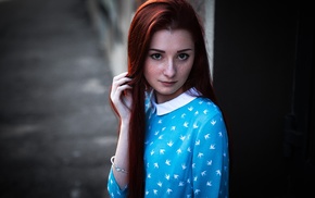 girl, face, portrait