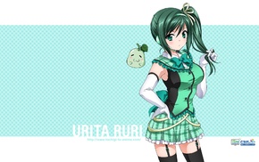 long hair, skirt, anime, gloves, anime girls, Urita Ruri