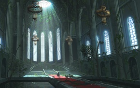 cathedral, fantasy art