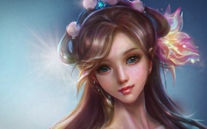 fantasy art, anime girls