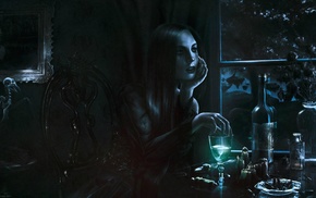 fantasy art, girl, artwork