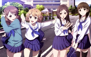 anime, Hanasaku Iroha, anime girls