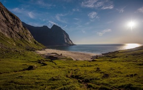 beach, nature, landscape